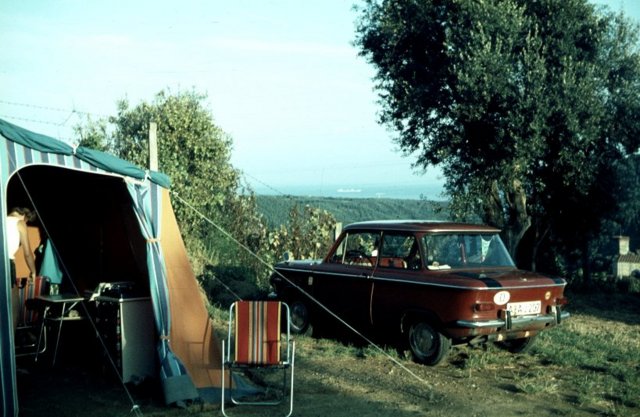 Camping-Urlaub 1969 Italien 