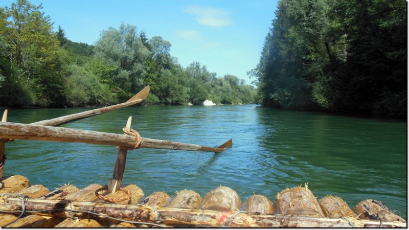 Flofahrt auf der Isar 