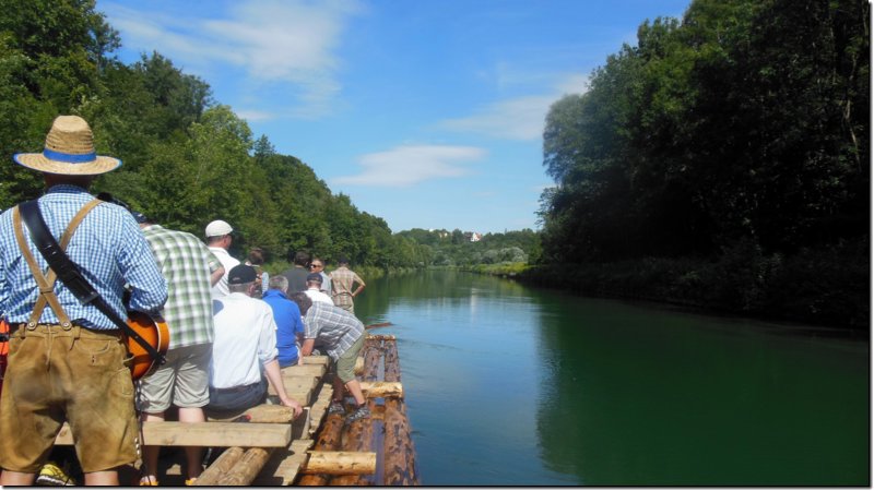 Flofahrt auf der Isar 